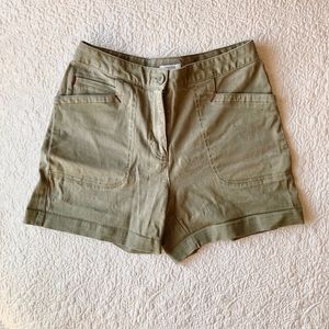 Army green vintage shorts